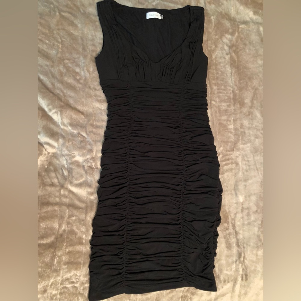 Calvin Klein black party dress, size 4.
